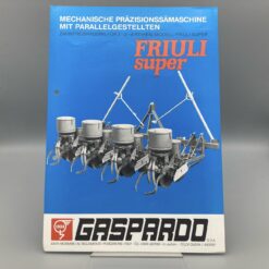 GASPARDO Prospekt mechanische Präzisionssämaschine "FRIULI super"