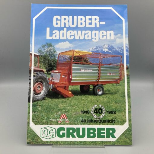 GRUBER Prospekt Ladewagen