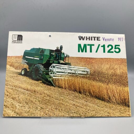 WHITE Prospekt Mähdrescher MT/125