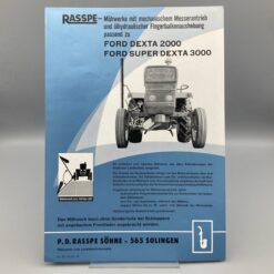 RASSPE Prospekt Mähwerke zum FORD DEXTA/SUPER DEXTA