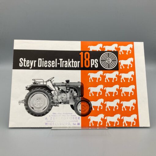 STEYR Prospekt Diesel-Traktor 18PS