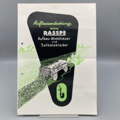RASSPE AUFBAUANLEITUNG Aufbau-Miststreuer und Selbstablader