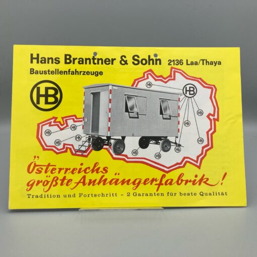 BRANTNER Prospekt Baustellenwagen