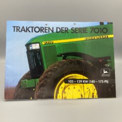 JOHN DEERE Prospekt Traktoren Serie 7010