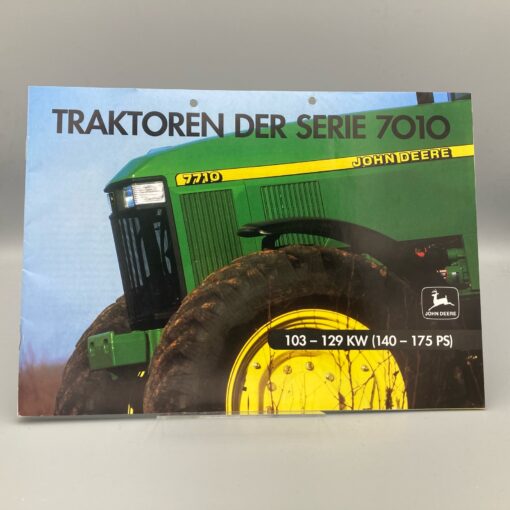 JOHN DEERE Prospekt Traktoren Serie 7010