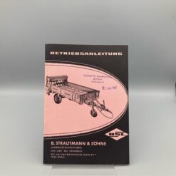 STRAUTMANN Betriebsanleitung Stalldungstreuer "Streublitz"
