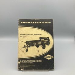 STRAUTMANN Ersatzteilliste Stalldungstreuer "Streublitz"