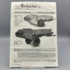 SCHICHT Prospekt Stallmiststreuer u. Traktor-Anhänger