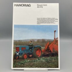 HANOMAG Prospekt Schlepper Granit 500