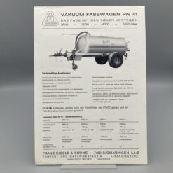 EISELE Prospekt Vakuum-Fasswagen FW41