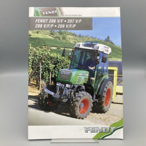 FENDT Prospekt Traktor 206V/F - 207V/F - 208V/F/P - 209V/F/P