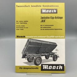 MAACK Prospekt Zweiseiten-Kipp-Anhänger ULK