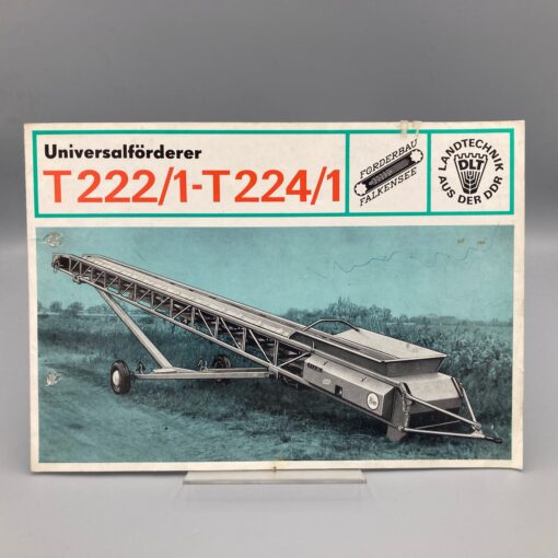 VEB Prospekt Universalförderer T222/1-T224/1