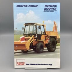 DEUTZ FAHR Prospekt Traktor Intrac 2004 GI