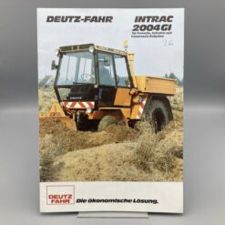 DEUTZ FAHR Prospekt Traktor Intrac 2004 GI