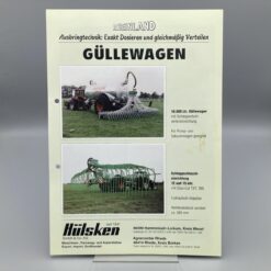 RHEINLAND Prospekt Güllewagen