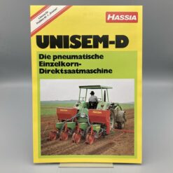 HASSIA Prospekt Einzelkorn-Direktsaatmaschine UNISEM-D