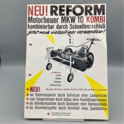 REFORM Prospekt Motorheuer MKW 10 Kombi