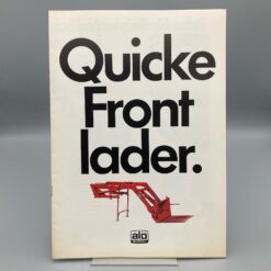QUICKE Prospekt Frontlader