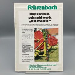 FEHRENBACH Prospekt Rapsseitenschneidwerk Rapshex