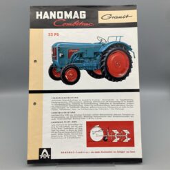 HANOMAG Prospekt Traktor Combitrac Granit 32PS