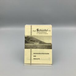 SCHICHT Preisliste Nr. 8 - 1960 Miststreuer u. Anhänger