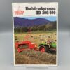 DEUTZ FAHR Prospekt Hochdruckpressen HD300/400
