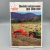 DEUTZ FAHR Prospekt Hochdruckpressen HD300/400