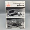 DEUTZ FAHR Prospekt Hochdruckpressen HD460/560