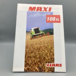 CLAAS Prospekt Mähdrescher Maxi 108SL