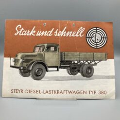STEYR Prospekt Diesel-Lastkraftwagen Typ 380