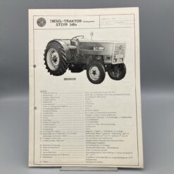STEYR Technische Daten zu Diesel-Traktor 540s