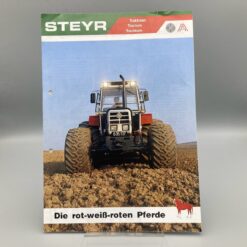 STEYR Prospekt Traktoren "die rot-weiß-roten Pferde"