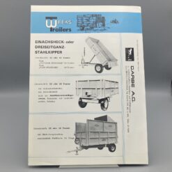 WEEKS TRAILERS Prospekt Ganzstahlkipper