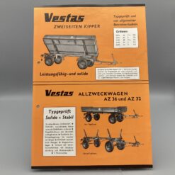 VESTAS Prospekt Kipper u. Allzweckwagen