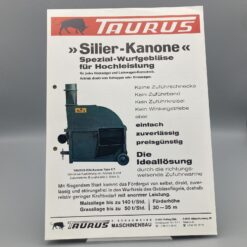 TAURUS Prospekt Wurfgebläse "Silier-Kanone"