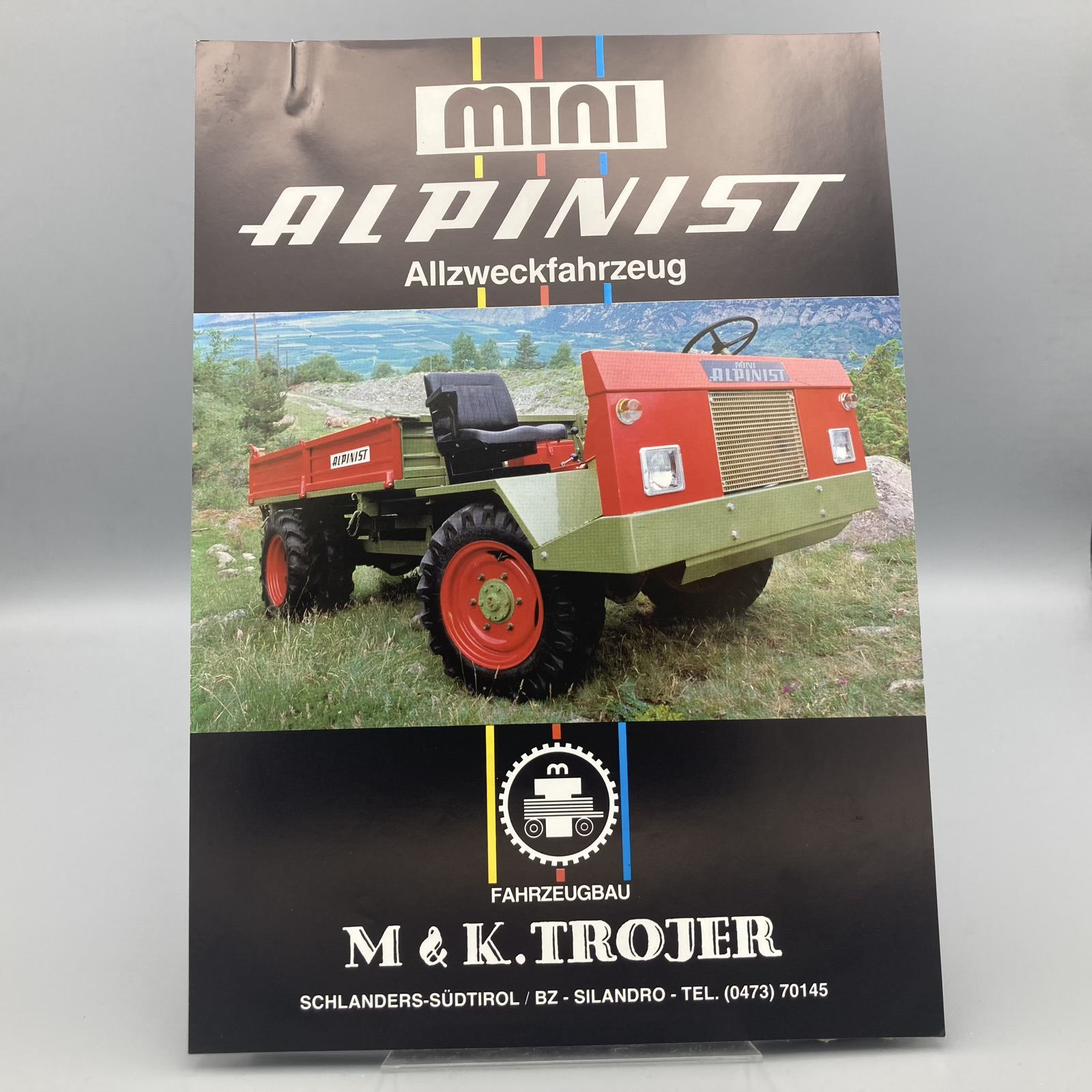 TROJER Prospekt Allzweckfahrzeug "mini ALPINIST"