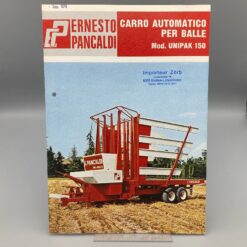 EP ERNESTO PANCALDI Prospekt automatischer Ballenwagen