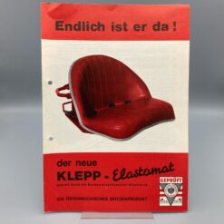 KLEPP Prospekt Traktorsitz ELASTOMAT