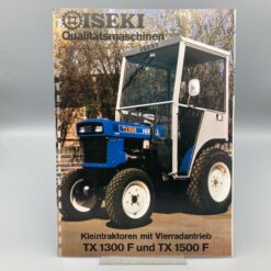 ISEKI Prospekt Kleintraktoren mit Vierradantrieb TX1300F/TX1500F