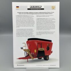 PEECON Prospekt Futtermischwagen