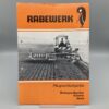 RABE Prospekt Pflugnachlaufgeräte