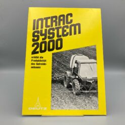 DEUTZ Prospekt Traktor Intrac System 2000