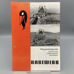 RABE Prospekt Pflugnachlaufgeräte