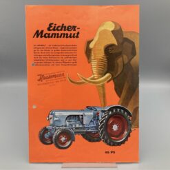 EICHER Prospekt Traktor MAMMUT