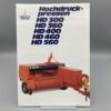 DEUTZ FAHR Prospekt Hochdruckpressen HD300/360/400/460/560
