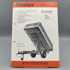 VESTAS Prospekt Stahl-Einachs-Dreiseitenkipper