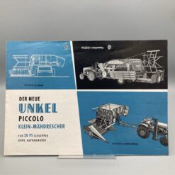 UNKEL Prospekt Klein-Mähdrescher PICCOLO