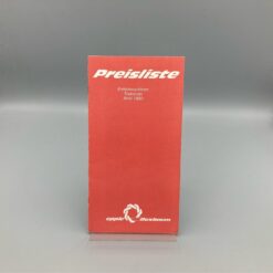 EPPLE Preisliste Erntemaschinen, Traktoren 04/1980