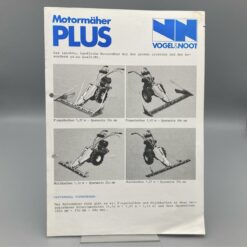 VOGEL & NOOT Prospekt Motormäher PLUS